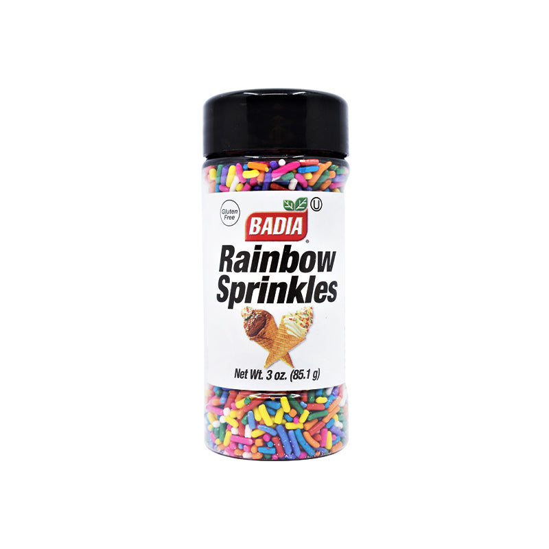 Badia Gluten Free Rainbow Sprinkles 85.1G