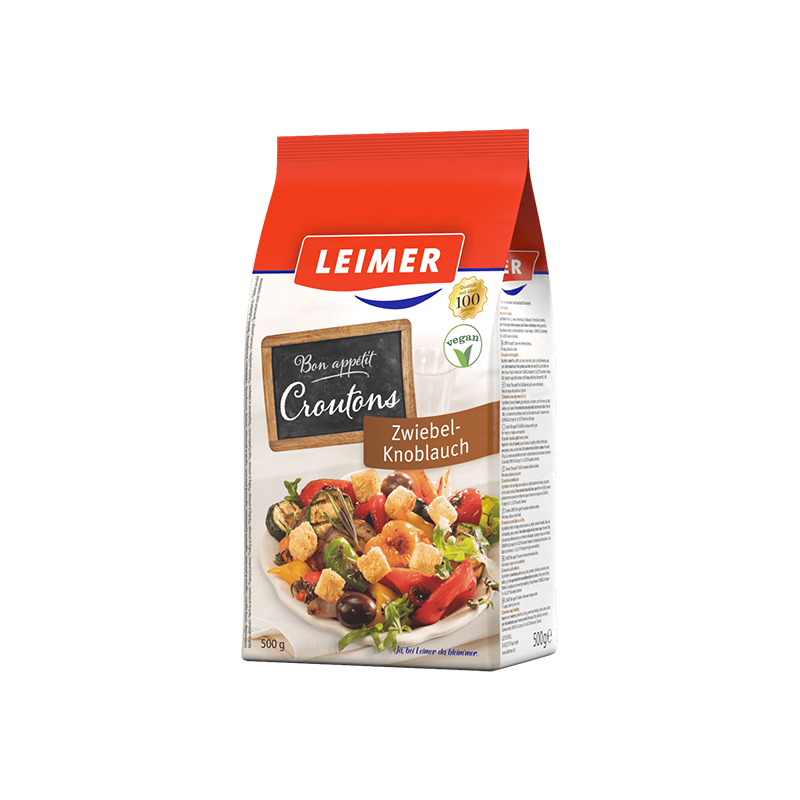 Leimer Bon Appetit Onion & Garlic Croutions 500G