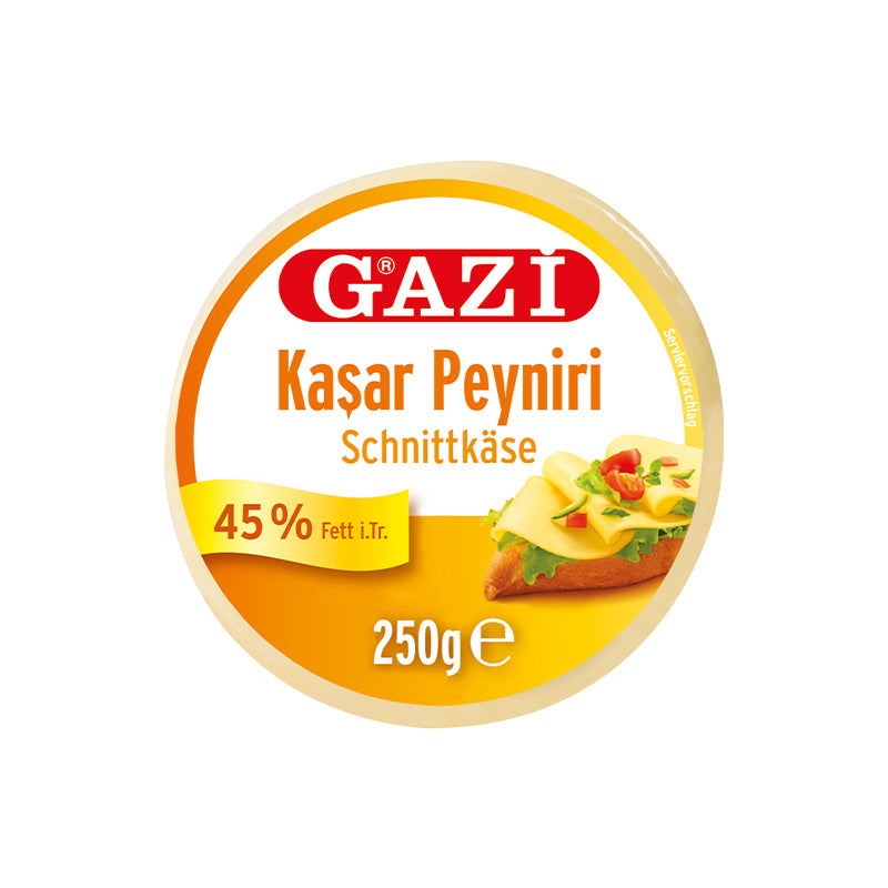 Gazi Kashkaval Cheese 45% Fat 250G