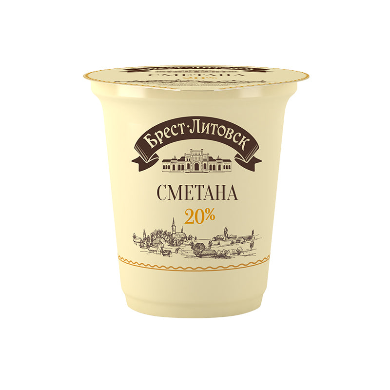 Savushkin Sour Cream 20% Fat 300G