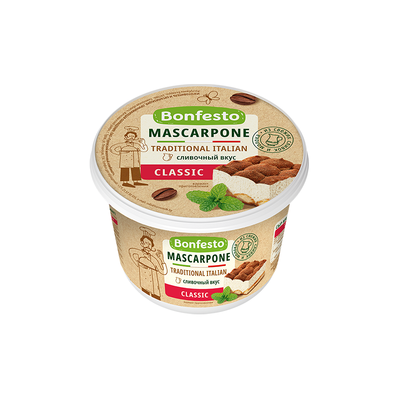Bonfesto Mascarpone Cheese Classic 78% 500g