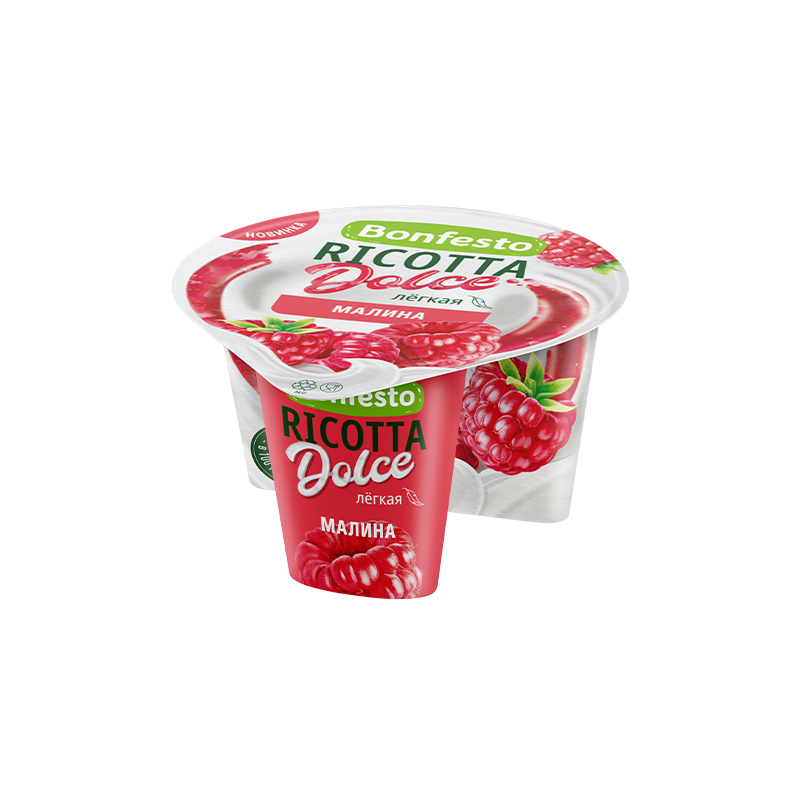Bonfesto Ricotta & Raspberry 50% 125G