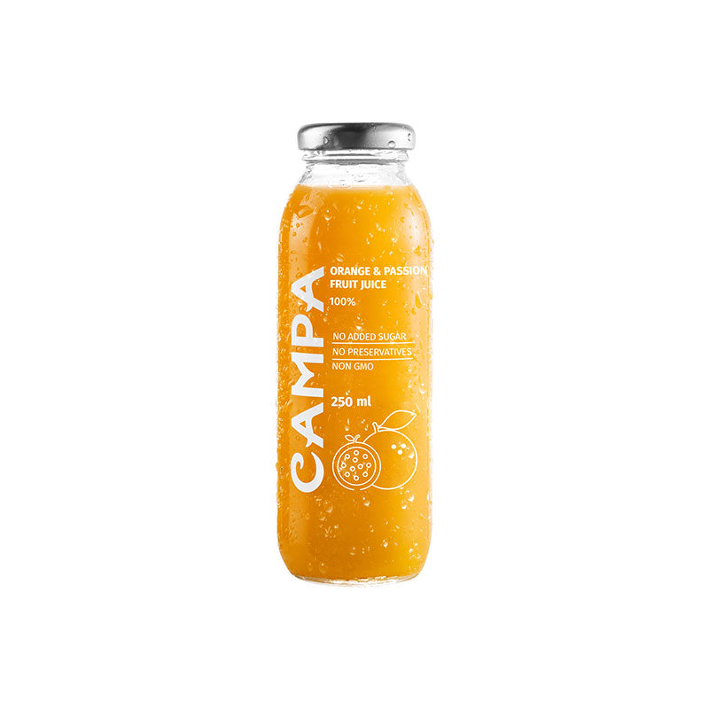 Campa Orange & Passion Fruit Juice 100% 250ml
