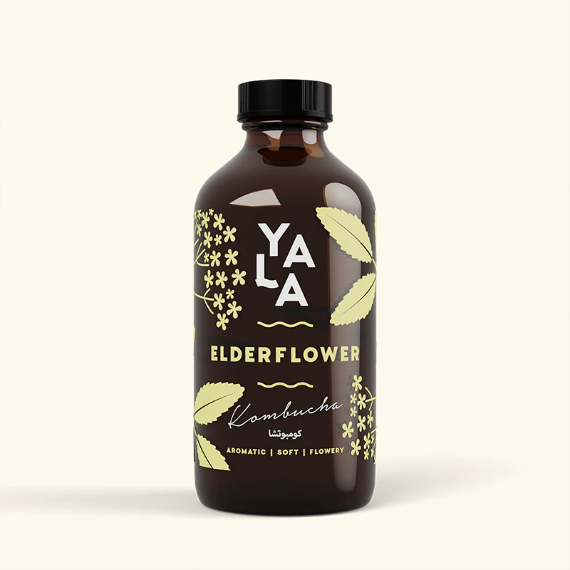 Yala Elderflower Bottled Kombucha 250ml