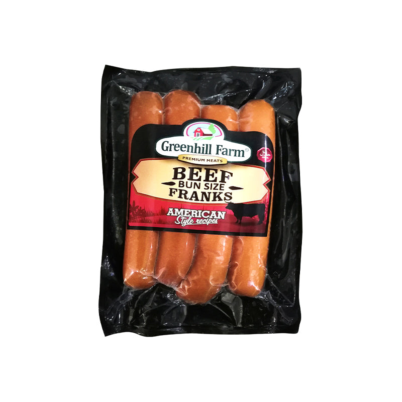 Greenhill Farm Beef Franks 424G