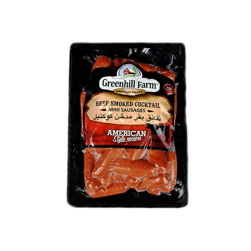 Greenhill Farm Beef Smoked Cocktail Mini Sausages 400G