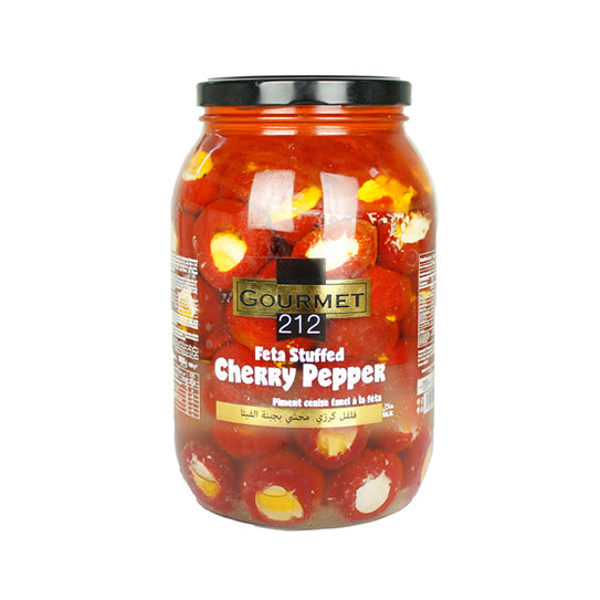 Gourmet212 Original Cheese Stuffed Pickled Cherry Pepper 2Kg Jar