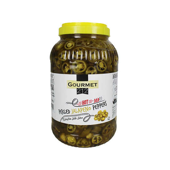 Gourmet212 Green Jalapeno Pickle 3785g Gallon Pet