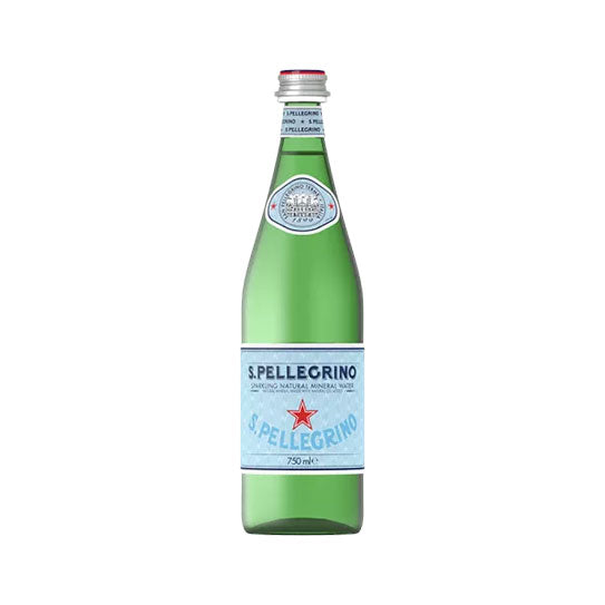 San Pellegrino Natural Sparkling Water Glass 12 X 750ml