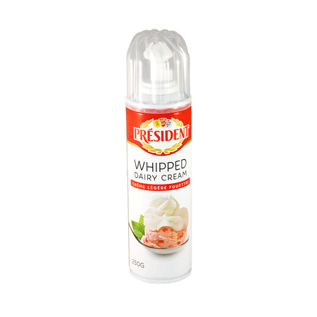 President Whipped Dairy Cream Spray 12 x 250G