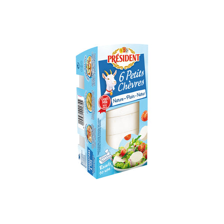 President 6 Small Unsalted Fresh Goat'S Cheese 8 x 100G