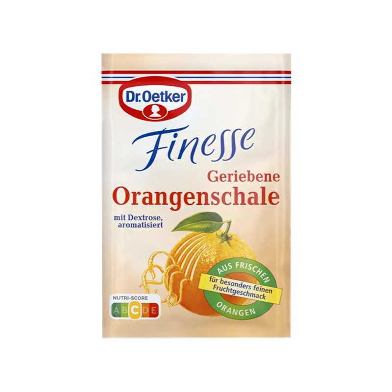 DR Oetker Finesse Grated orange zest 18g