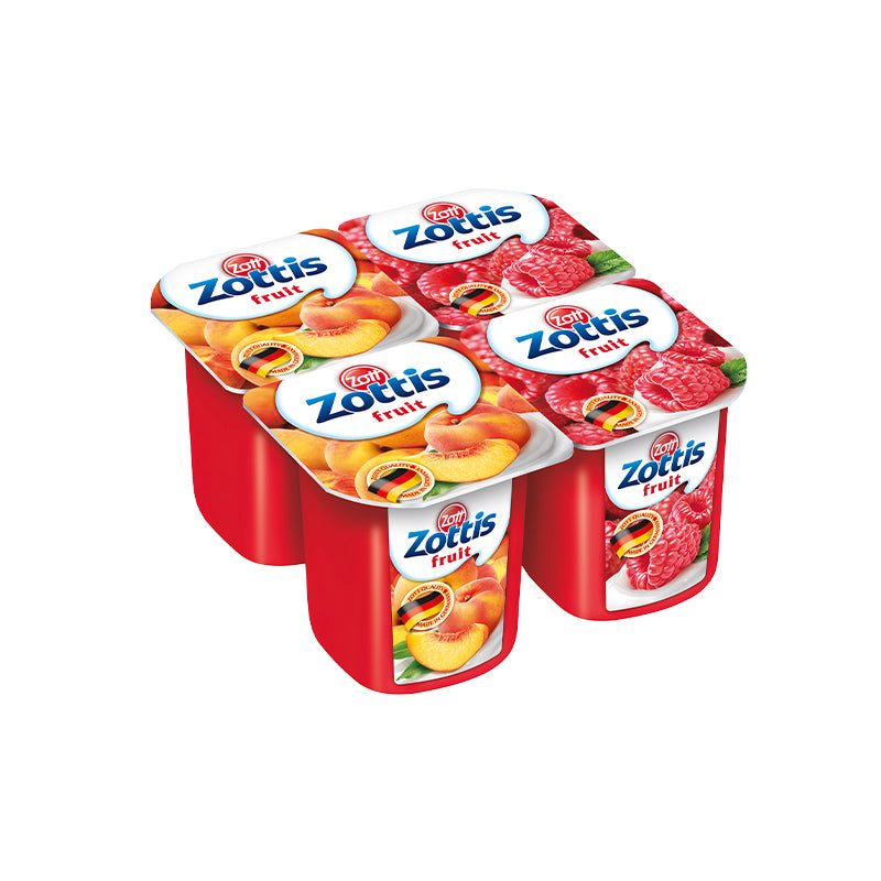 Zott Zottis Low Fat Fruit Yoghurt Pack Of 4 X 29G