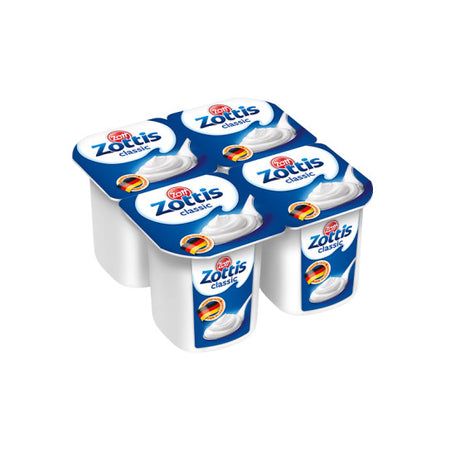 Zott Zottis Classic Natural Plain Yoghurt 6 X 116G