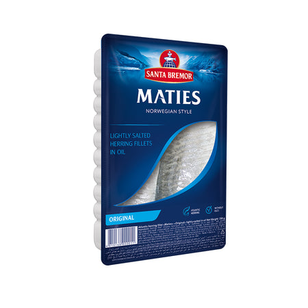 Santa Bremor Herring Fillet Original In Oil 10 x 250G