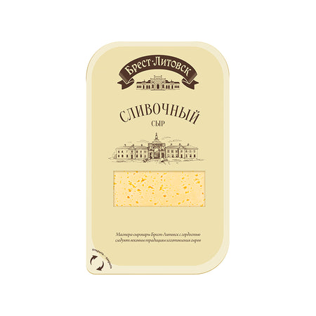 Savushkin Cream Semi Hard Cheese 50% Fat 8 x 150G
