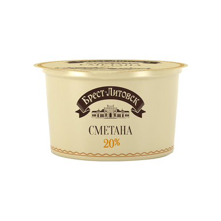 Savushkin Sour Cream 20% Fat 12 x 180G