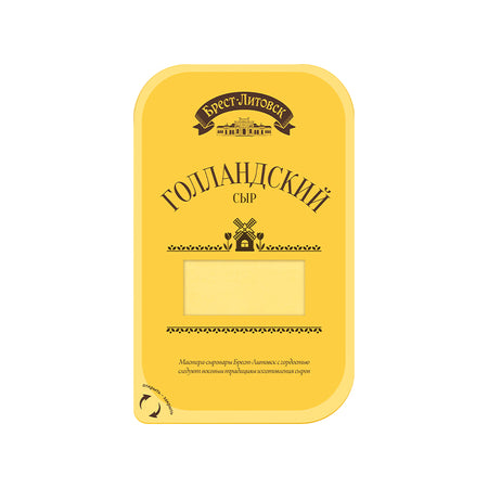 Savushkin Dutch Semi Hard Cheese 45% Fat 8 x 150G