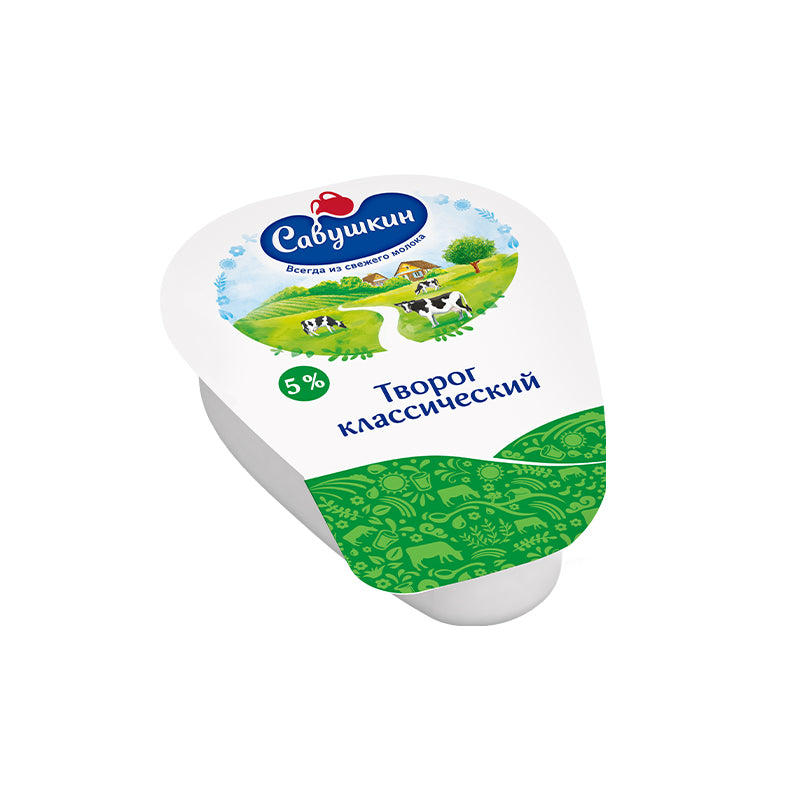 Savushkin Cottage Cheese 5% Fat 200G