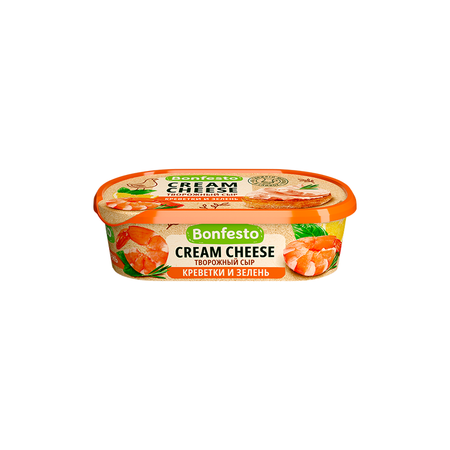 Bonfesto Cream Cheese Shrimps & Greens 65% 6 x 140G