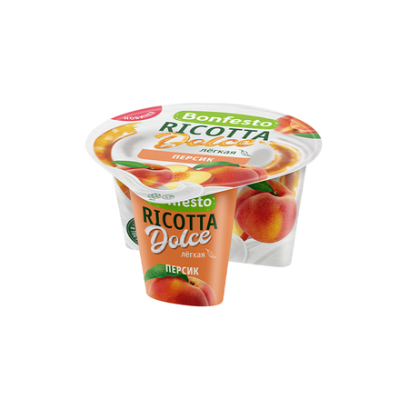 Bonfesto Ricotta & Peach 50% 12 x 125G