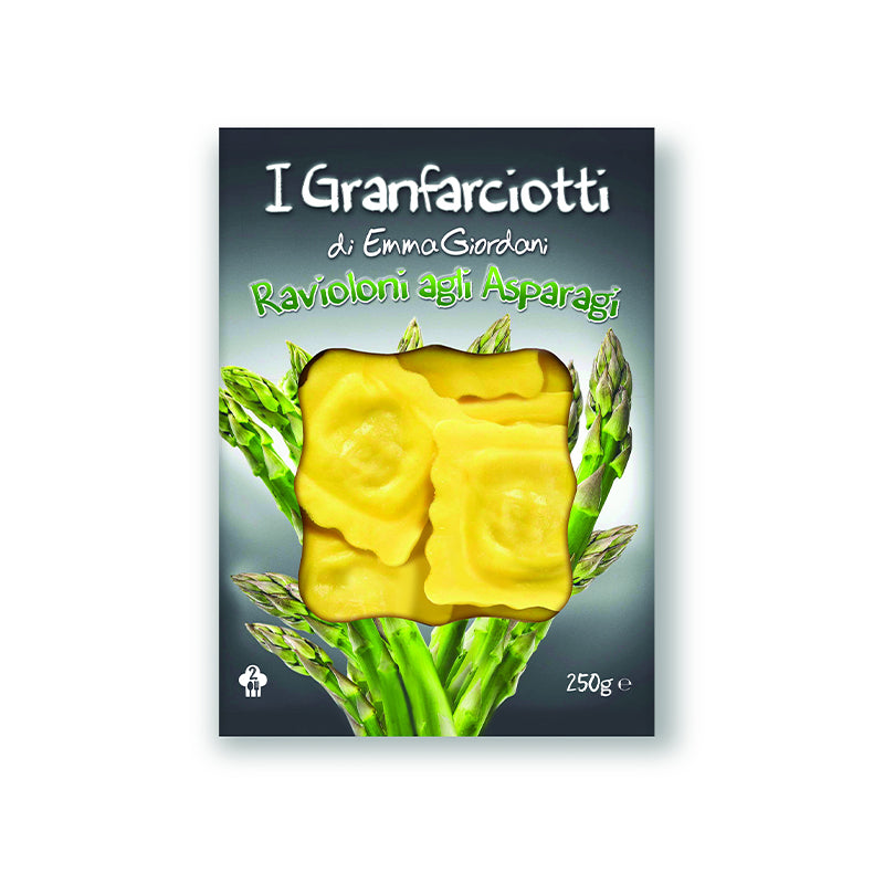 Emma Giordani Asparagus Fresh Egg Pasta Granfarciotti 250G