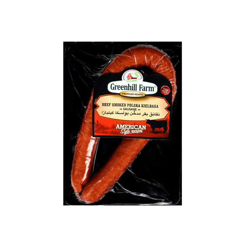 Greenhill Farm Beef Polska Kielbasa Smoked Sausage 396G