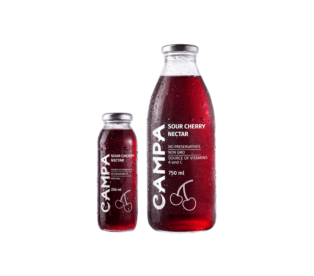 Campa Sour Cherry & Pomegranate Juice 100% 250ml