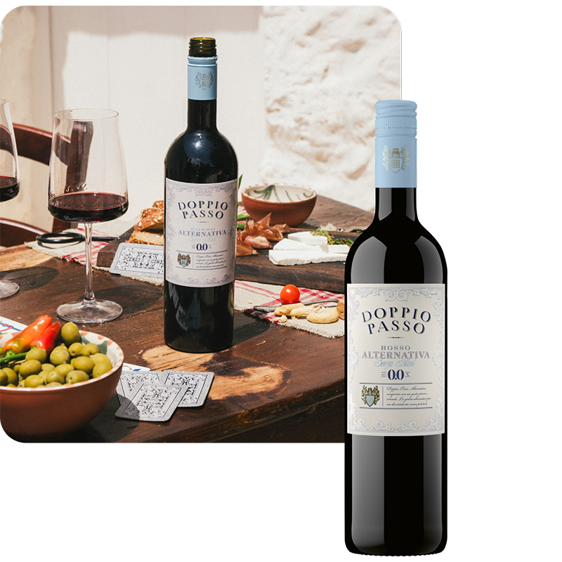 Doppio Passo Rosso Alternativa alcohol-free 750ml