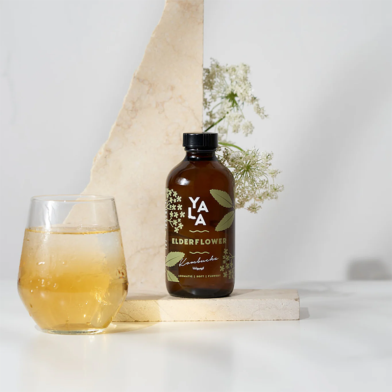 Yala Elderflower Bottled Kombucha 250ml