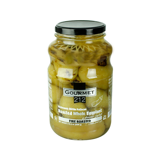 Gourmet212 Fire Roasted Eggplant Whole 2650G Jar