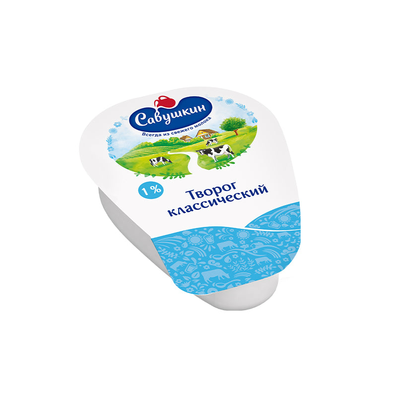 Savushkin Cottage Cheese 1% Fat 180G