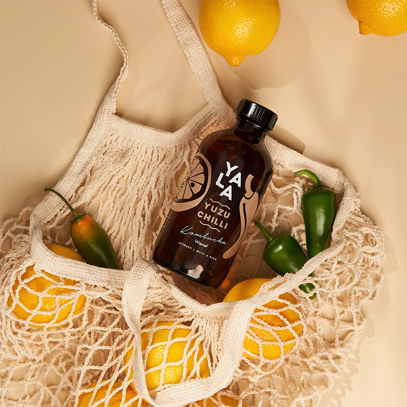 Yala Yuzu & Chilli Bottled Kombucha 250ml