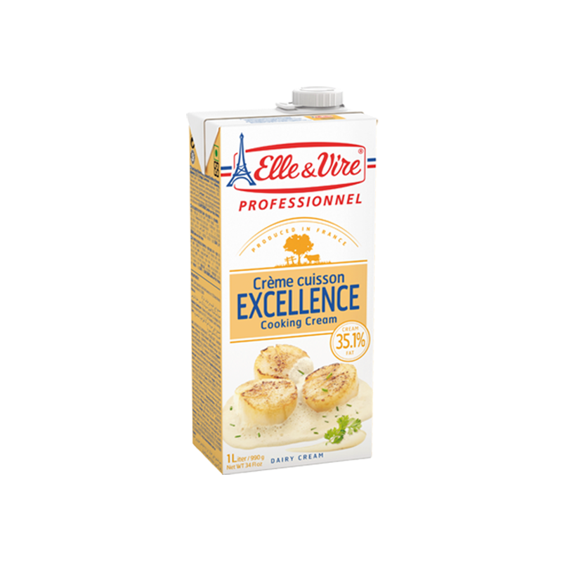 Elle & Vire Excellence Cooking Cream 35.1% Fat 1L